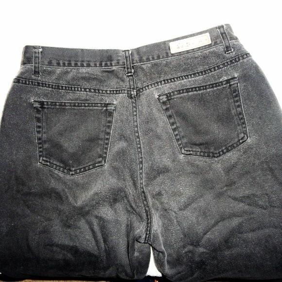 Vintage Bill Blass Jeans Sz 14 Black - Picture 5 of 6